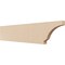 Ekena Millwork 2in. W x 8in. H x 36in. L Moab Woodgrain TimberThane Rafter Tail, Primed Tan RFTUR02X08X36MOARCPR - alternate 1